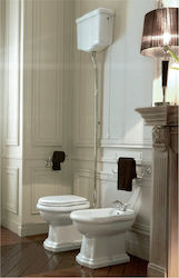 Kolossos Wall-Mounted Rectangular Plastic Low-Pressure Toilet Cistern