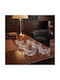 Set 6 Elegant Square Glass Ashtrays 4 Cigarette Rests Transparent