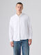 Battery Housemark Long Sleeve Shirt White