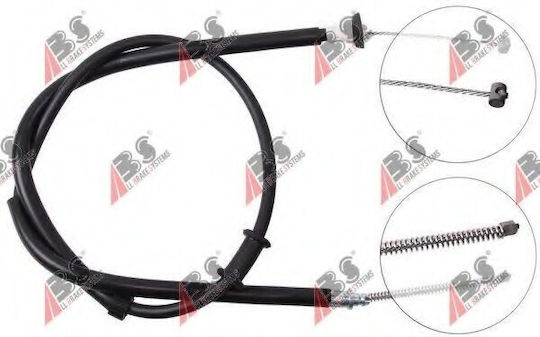 Cablu de Frână de Mână Fiat 500 07 Spate Dreapta 51786839