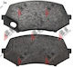 Mitsubishi Canter 06 Vorderer Bremsbelagsatz Mk528946