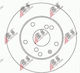 Brake Disc Daewoo Leganza 97-04 96238673