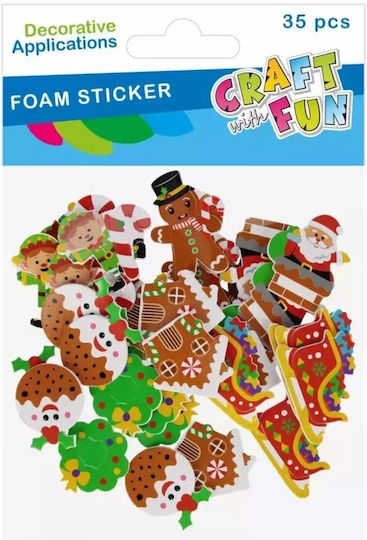 Craft with Fun Коледен Декоративен Спрей 30 г 13x16 см 35 бр