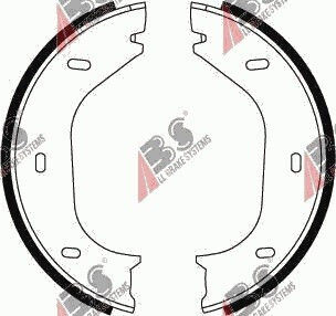 Brake Shoes Bmw 3 E30 82-91 Manual 34411118053