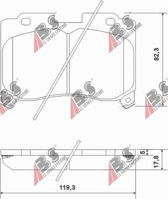 Brake Pads Toyota Celica 94-99 21957.17.0
