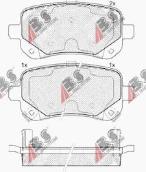 Задни спирачни накладки Chrysler Grand Voyager V 07 Dodge 08 Fiat Freemont 11 68029887aa Задни спирачни накладки Chrysler Grand Voyager V 07 Dodge 08 Fiat Freemont 11 68029887aa
