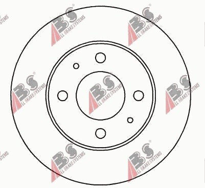 Brake Disc Fiat Uno 89-95 5961814