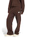 Damen Stoffhose mit Gummibund Braun
