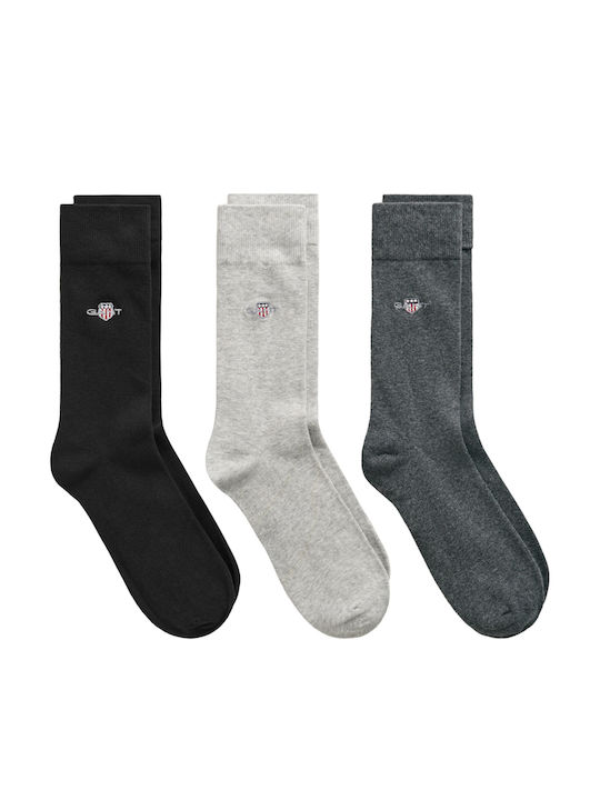 Gant Șosete Bărbătești Charcoal Melange 3Pack