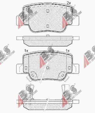 Brake Pads Toyota Verso 09 Rear 044660f010