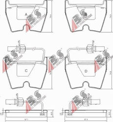 Bremsbeläge Vw Phaeton 02 Sensor 23751.16.7