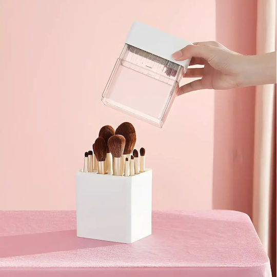 Cutie de Organizare pentru Cosmetice cu Separatoare Albă 24.5x10.8x8.3cm.
