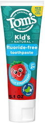 Tom's Of Maine Children's Toothpaste with Strawberry Flavor Fluoride-Free 144g Tom's Of Maine Children's Toothpaste with Strawberry Flavor Fluoride-Free 144g