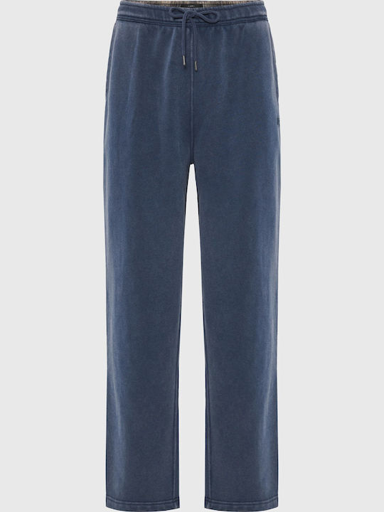 Funky Buddha Navy Blue Sweatpants Without Elast...