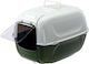 Ferplast Prima Closed Cat Toilet with Filter Green L65 x W45 x H65cm