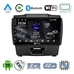 Vencore 3236-10005-0273b Multimedia-Bildschirm Android 15 9" Px5s Octa-Core 2 GB/32 GB IPS-Frontblende CarPlay Android Auto Unterstützung für 360°-Kamera Isuzu D-Max 2012–2019 – Schwarz 3236-10005-0273b