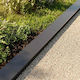 Garden Edging Profiles 10 Pcs 100 x 20 x 5 cm Steel Black 8012921 Black
