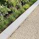 Garden Edging Profiles 10 Pcs 100 x 20 x 5 cm Steel White 8012923 White