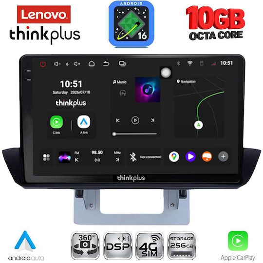 Lenovo Ltm 11364_cpa Dash 9-Zoll Multimedia-Tablet Mazda Bt50 Mod. 2012–2019