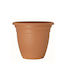 Lumarko Plastic Flower Pot Brown 50 × 50 cm