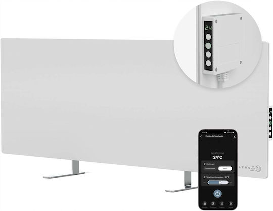 AENO Eco Smart Convector de Pardoseală 700W cu Termostat Electronic 100x36.5cm Alb