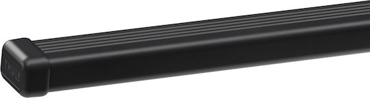 Thule Μπάρες Οροφής Μεταλλικές Bar Universal (Σετ χωρίς πόδια) Μαύρες