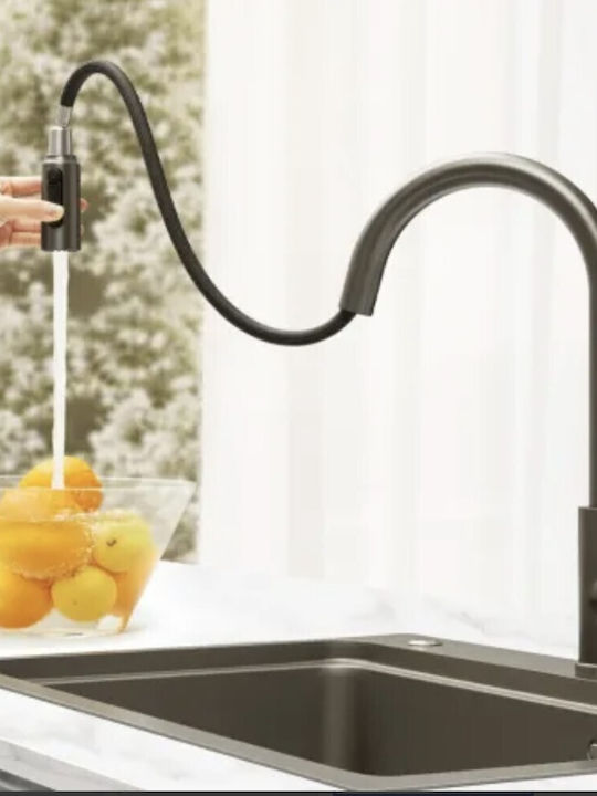 Higold Black Countertop Kitchen Faucet