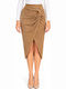 Gold Midi Skirt WG-SO11386-27SK-Gold