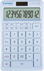 Donau Calculator 12 Display Digits In Blue Colour Donau Calculator 12 Display Digits In Blue Colour