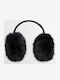 Damen-Earmuff Gestrickt in Schwarz