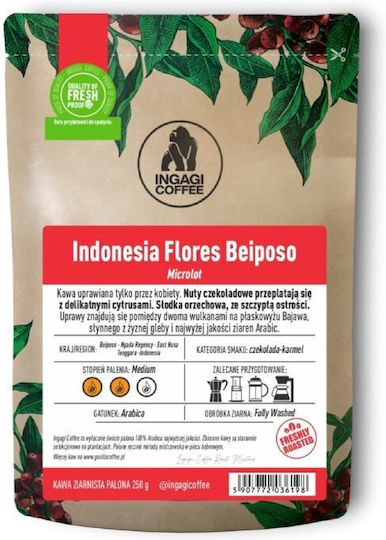 Ingagi Coffee Кафе Еспресо Индонезия на зърна 1 кг