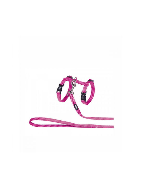 Trixie Cat Harness & Lead XXL 34-57cm/13mm 1.20m Fuchsia