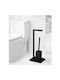 Set Accesorii Baie Inox Negru