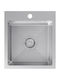 GraniteQ Drop-In Inox Sink L40xW45cm Grey
