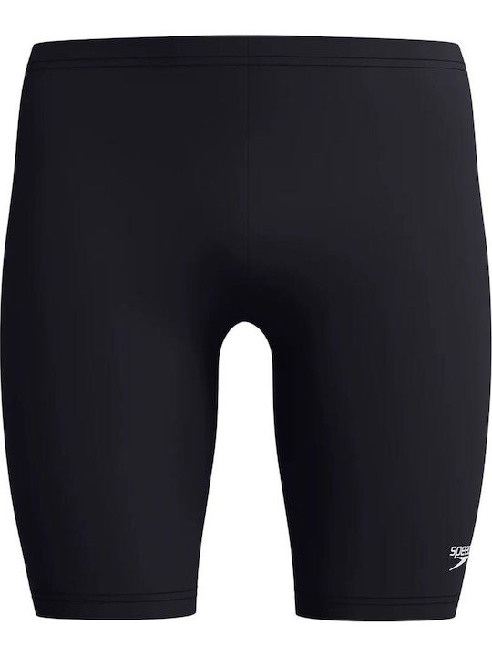 Speedo Endurance+ Logo Мъжки Състезателен Jammer Бански за Плуване Черен