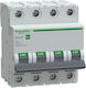 Schneider Electric Αυτόματη Ασφάλεια 50A Τετραπολική