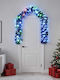 vidaXL Illuminated Christmas Garland Plastic Green 200 cm