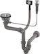 Alcadrain Grey Sink Siphon Size 42x26cm