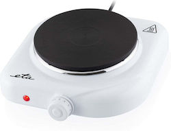 ETA Single White Enamel Countertop Burner