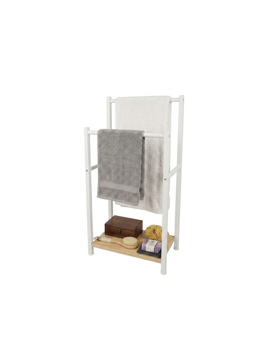 Relaxdays Καλόγερος Μπάνιου Διπλός ​42x80cm Λευκός