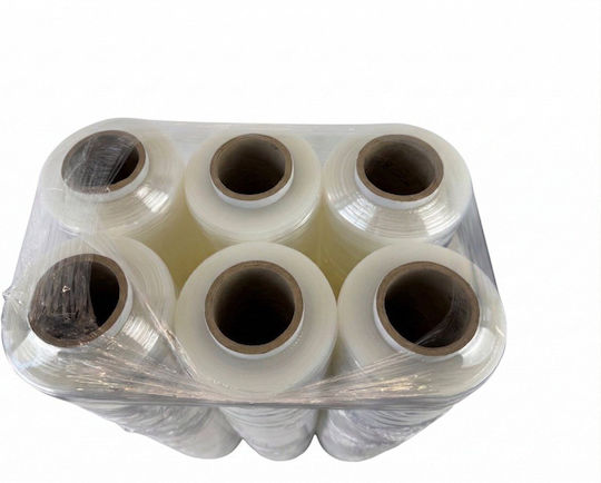 Stretch Film Staples Transparent Stretch Film 23 mic 3.0 kg x 6 Box