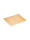 Relaxdays Non-Slip Wooden Bath Mat 10045620 White/Light Brown 80x50 cm