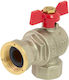 Ъглов Сферичен Кран Perfexim Doskonały System Въртяща Се Гайка Pha-010/o 3/4'' Dn20 00-010-0200-001