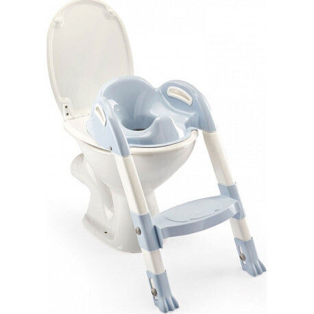 Thermobaby Kiddyloo Toddler Toilet Seat Light Blue with Handles