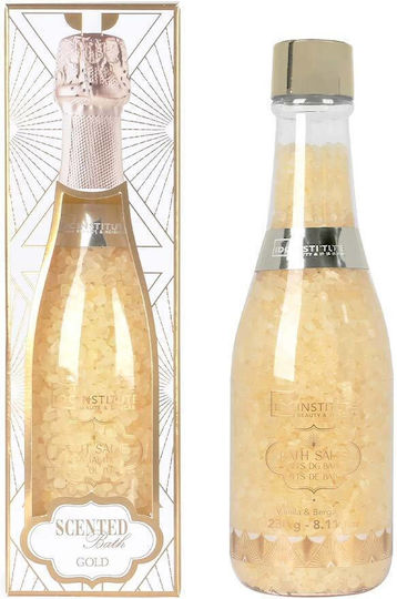 Idc Scented Bath Salts In Bottle Vanilla & Bergamot Άλατα Μπάνιου Βανίλια & Περγαμόντο 230gr