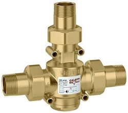 Caleffi Zweiwege-Sicherheitsventil 1" aus Messing für Heizkessel