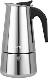 Kraft & Dele Ibric pentru espresso, 10 cești, din Inox, Argintiu