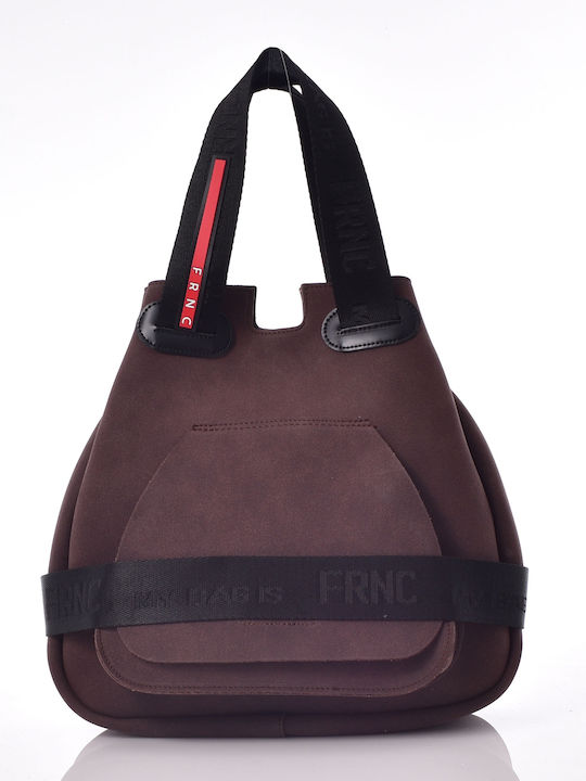 FRNC Women's Brown Shoulder Bag