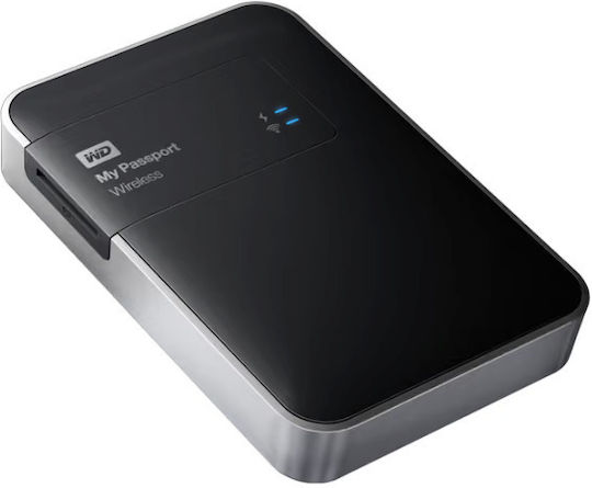 Western Digital My Passport Wireless USB-A 3.0 / Wi-Fi Εξωτερικός HDD 1TB 2.5" Μαύρο
