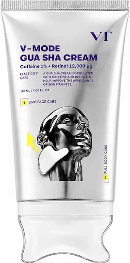 V-Mode Gua Sha Rich Face Cream for Hydration, Anti-Aging & Firming with Collagen & Retinal 120ml